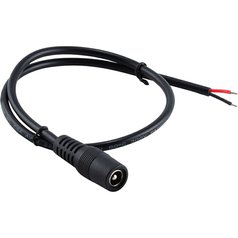 Kabel DC pigtail jack 5.5/2.1 samice - pro LED pásky 2m