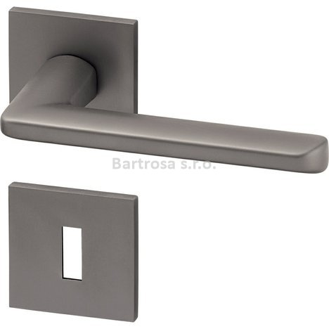 Klika (kování) AC-T Barra Exclusive R HR BB titan klika/klika