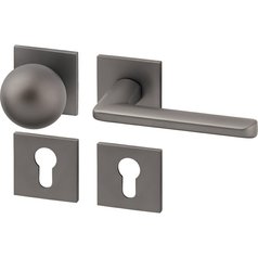 Klika (kování) AC-T Barra Exclusive R HR PZ titan klika/koule L+P