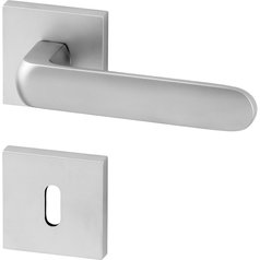 Klika (kování) AC-T Organic R HR BB matný chrom klika/klika