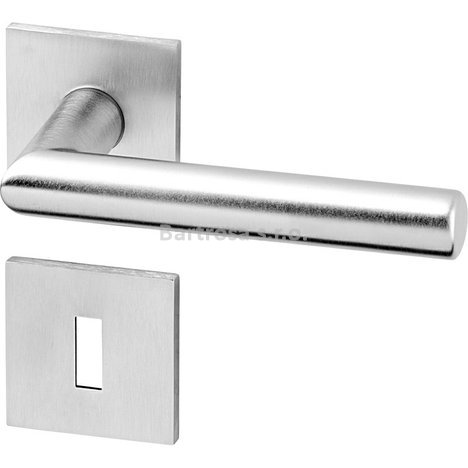 Klika (kování) AC-T Tipa Exclusive R HR BB broušený chrom klika/klika
