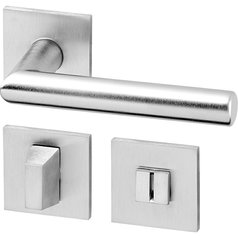 Klika (kování) AC-T Tipa Exclusive R HR WC broušený chrom klika/klika 8/6