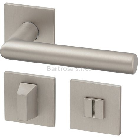 Klika (kování) AC-T Tipa Exclusive R HR WC nikl satén klika/klika 8/6