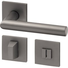 Klika (kování) AC-T Tipa Exclusive R HR WC titan klika/klika 8/6