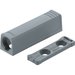 Blum adaptér TIP-ON přímý krátký pro PG 50 platinově šedá | 956.1201 R7036 _1