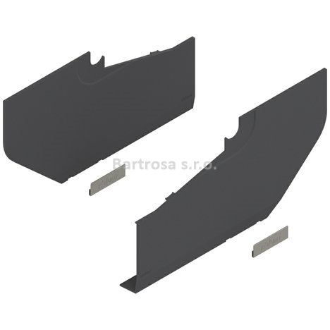 Blum AVENTOS HS sada krytek tmavě kovově šedá | 20S8020 TGR