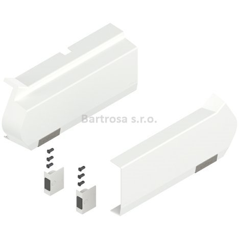 Blum AVENTOS HF sada krytek pro SERVO-DRIVE hedvábně bílá | 21F8020 SW