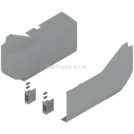 Blum AVENTOS HL sada krytek pro SERVO-DRIVE světle šedá | 21L8020 HGR