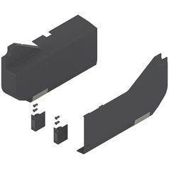 Blum AVENTOS HL sada krytek pro SERVO-DRIVE tmavě kovově šedá | 21L8020 TGR