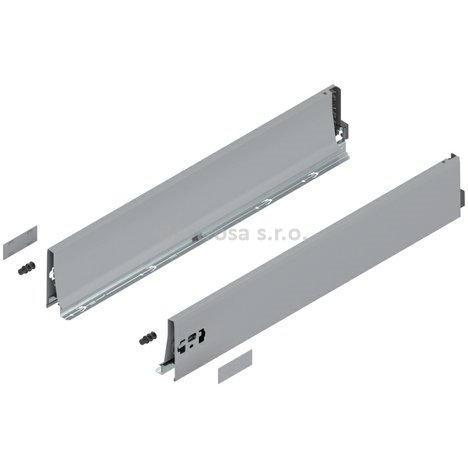 Blum Tandembox Antaro bočnice K 650mm šedá | 378K6502SA R9006