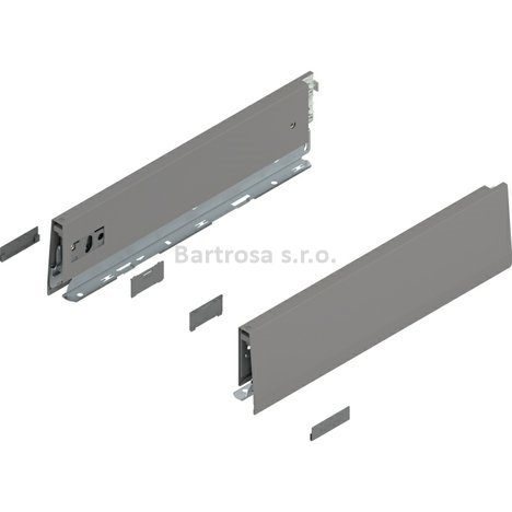 Blum Merivobox bočnice M 350mm indium šedá matná | 470M3502S IG-M