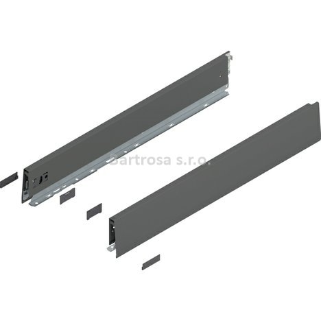 Blum Merivobox bočnice M 600mm orion šedá matná | 470M6002S OG-M