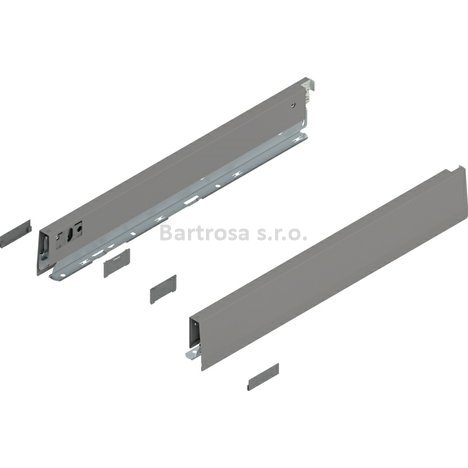 Blum Merivobox bočnice N 450mm indium šedá matná | 470N4502S IG-M