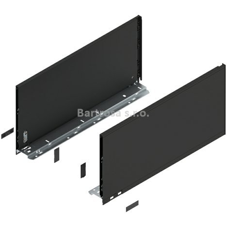 Blum Legrabox bočnice F 500mm karbonově černá matná | 770F5002S CS-M