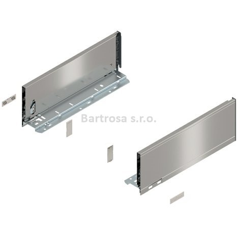 Blum Legrabox bočnice K 350mm inox nerez | 770K3502I INGL