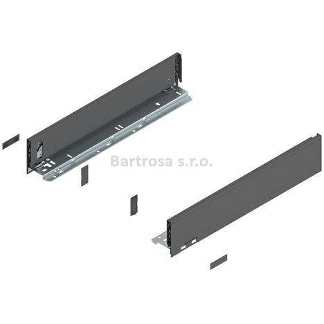 Blum Legrabox bočnice M 450mm orion šedá matná | 770M4502S OG-M