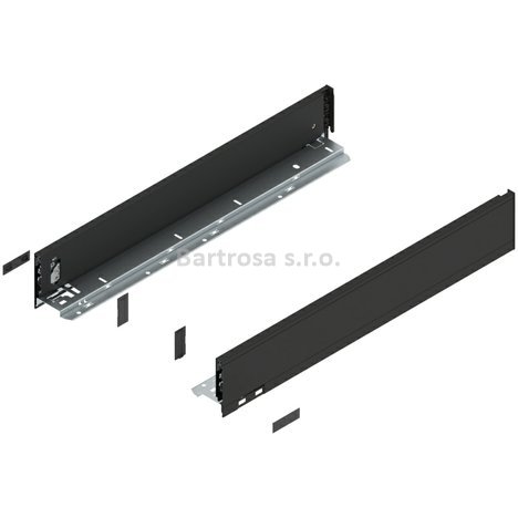 Blum Legrabox bočnice M 550mm karbonově černá matná | 770M5502S CS-M