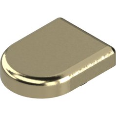 Blum CLIP top oválná krytka závěsu pro skleněná dvířka zlatá | 84.4120 AU