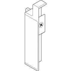 Blum METABOX čelní kování na vnitřní zásuvku pro výšku K levé na šroub | ZIF.3030
