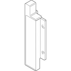 Blum METABOX čelní kování na vnitřní zásuvku pro výšku H levé na šroub | ZIF.3050