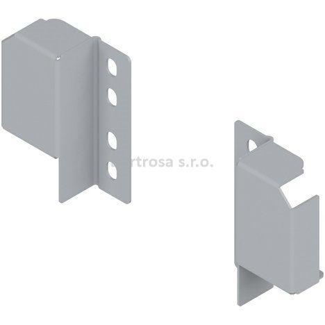 Blum Tandembox ANTARO nastavitelný držák relingu šedý | ZRR.5200 R9006