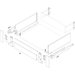 Blum Legrabox přední díl pro vnitřní zásuvku hedvábně bílá matná | ZV7.1043C01 SW-M _5