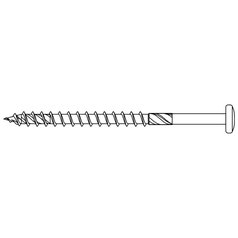 Vrut Fischer Power-Fast II_FPF II PTP 6,0x80 BC 50_bílý zn. částečný půlkulatý TX30