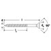 Vrut do dřeva Classic-Fast FSP II FSPII CTP 4,0 x 60 BC 44 - FSP II CTP BC _2
