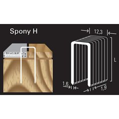 Sponka REICH by Holz-Her H 12.3mm (45H/A4 CP) KMR Artikel nr 717339