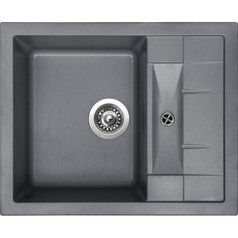 Sinks kuchyňský granitový dřez CRYSTAL 615 titanium 72 | ACRCR61550072