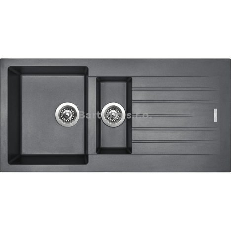 Sinks kuchyňský granitový dřez PERFECTO 1000.1 titanium 72