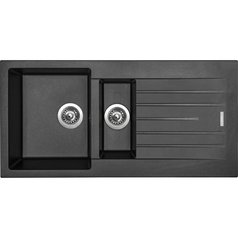 Sinks kuchyňský granitový dřez PERFECTO 1000.1 metalblack 74 | ACRPE100500174