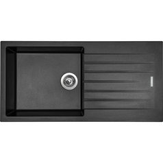 Sinks kuchyňský granitový dřez PERFECTO 1000 metalblack 74 | ACRPE10050074