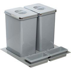 Sinks PRACTIKO 600 odpadkový koš 2x20 L + 2x miska