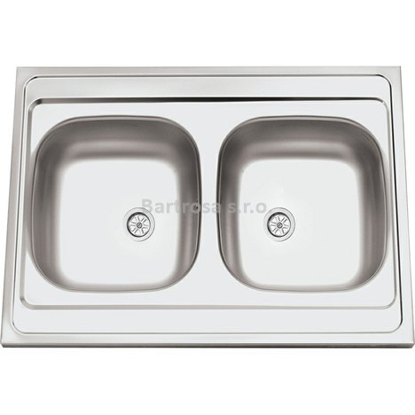 Sinks kuchyňský nerezový dřez CLP-A 800 DUO M matný