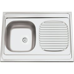 Sinks kuchyňský nerezový dřez CLP-A 800 M matný | RDCPM8006005M