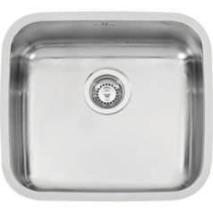 Sinks kuchyňský nerezový dřez LAGUNA 490 V leštěný | RDLAL4904408V