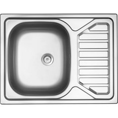 Sinks kuchyňský nerezový dřez OKIO 650 M matný | RDOKM6505006M