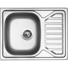 Sinks kuchyňský nerezový dřez OKIO 650 V matný | RDOKM6505006V