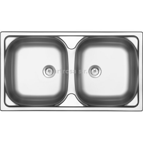 Sinks kuchyňský nerezový dřez OKIO 780 DUO M matný