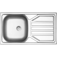 Sinks kuchyňský nerezový dřez OKIO 780 M matný | RDOKM7804355M