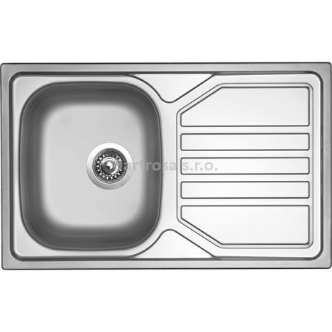 Sinks kuchyňský nerezový dřez OKIO 800 V matný