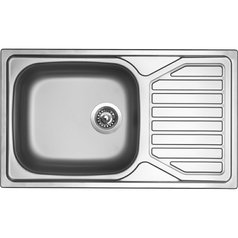 Sinks kuchyňský nerezový dřez OKIO 860 XXL V matný | RDOKXLM8605006V