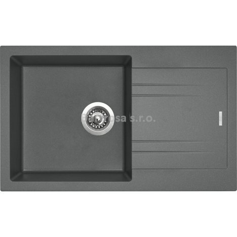 Sinks kuchyňský granitový dřez LINEA 780 N titanium 72