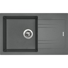 Sinks kuchyňský granitový dřez LINEA 780 N titanium 72 | SIGLI780480N72