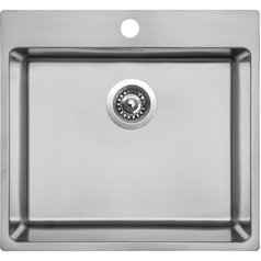Sinks kuchyňský nerezový dřez BLOCKER 550 V kartáčovaný | STSBLR5505051V