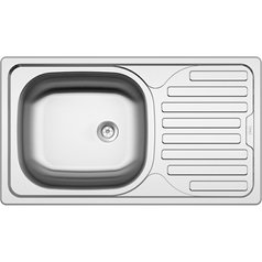 Sinks kuchyňský nerezový dřez CLASSIC 760 M matný | STSCLM7604355M