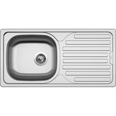 Sinks kuchyňský nerezový dřez CLASSIC 860 V matný | STSCLM8604355V