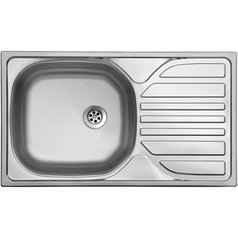 Sinks kuchyňský nerezový dřez COMPACT 760 M matný | STSCMM7604355M