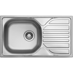 Sinks kuchyňský nerezový dřez COMPACT 760 V matný | STSCMM7604355V